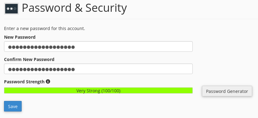 Webmail Change Password